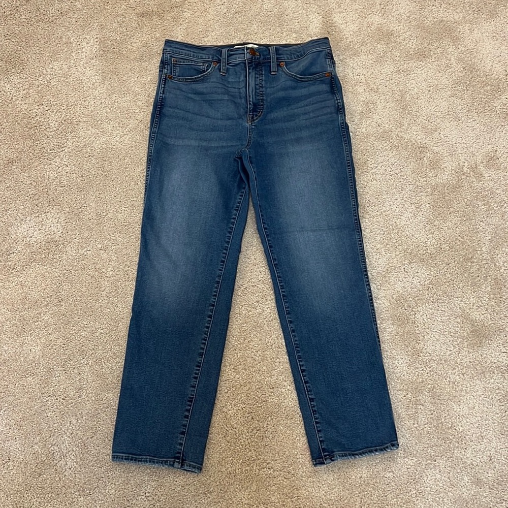 Madewell Stovepipe Jeans in Dearham Wash